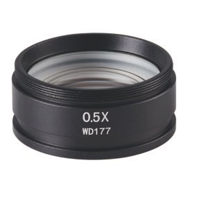 Stereo Microscope Auxiliary Objective SZ0.5X / WD177 microscope product image