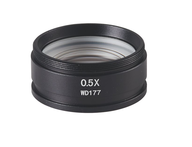 Stereo Microscope Auxiliary Objective SZ0.5X / WD177 microscope product image